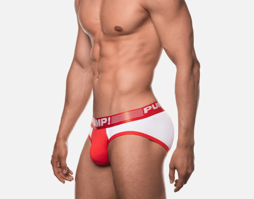 Red Ribbed Brief - Image 2